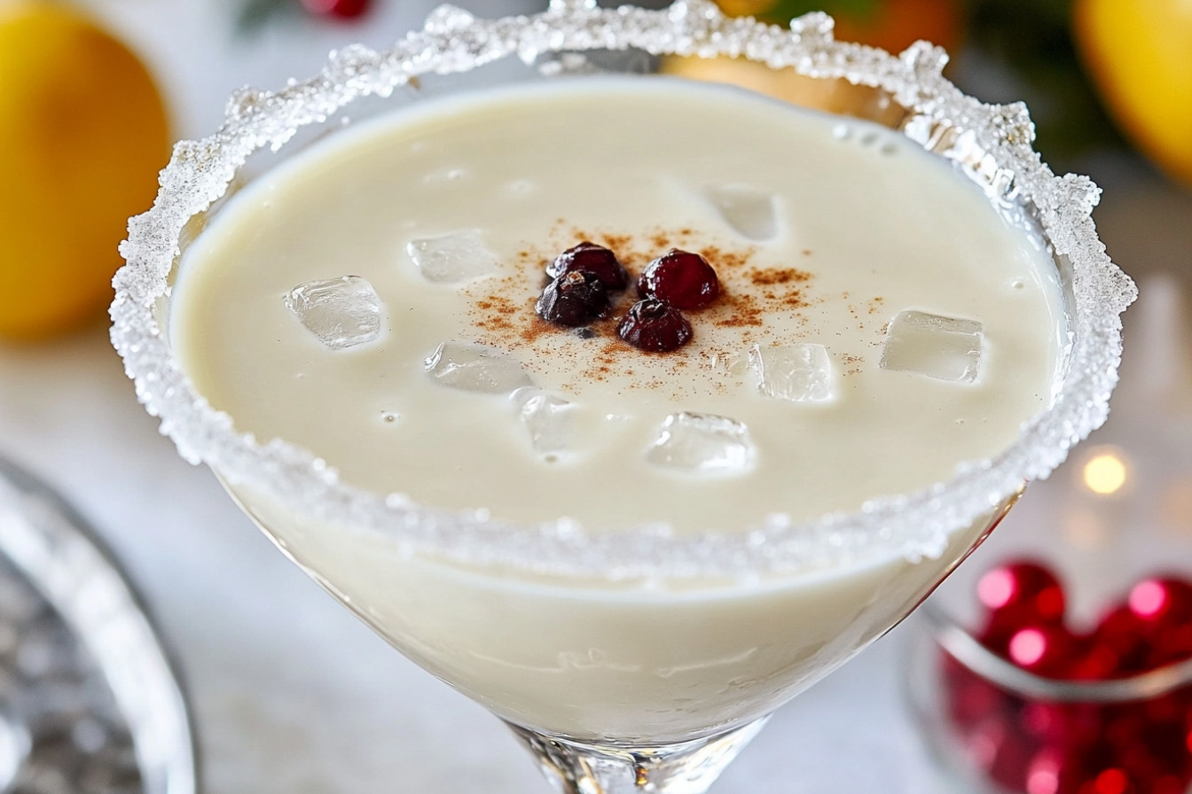 Ponche espumoso navideño