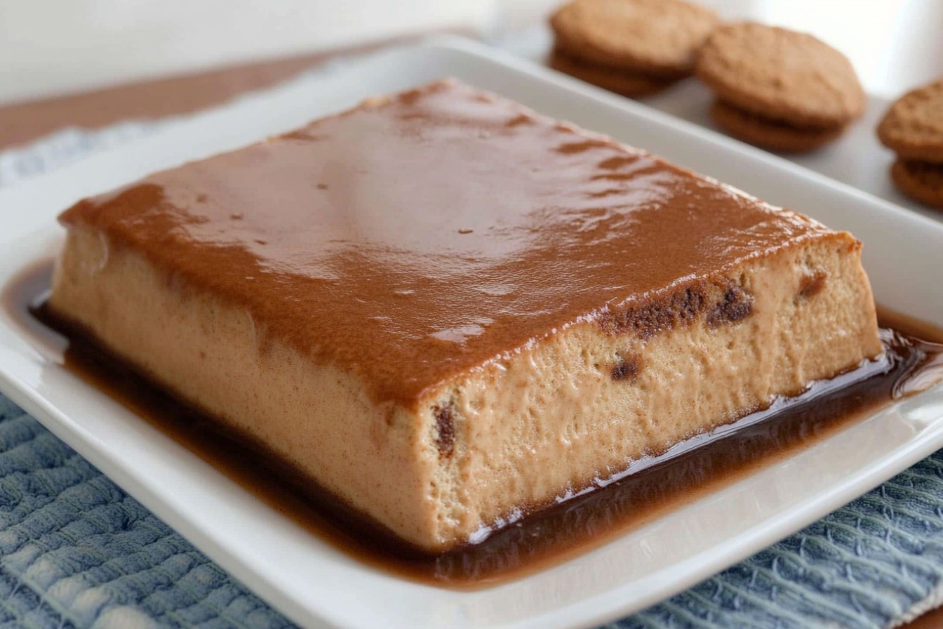 Pudín de galletas fácil