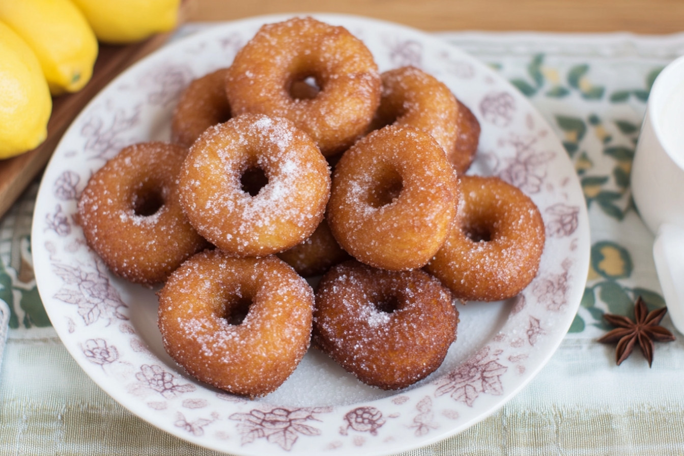 Rosquillas caseras fritas fácil