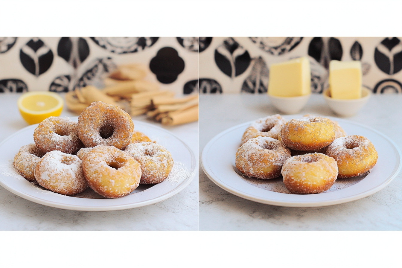 Rosquillas de leche condensada
