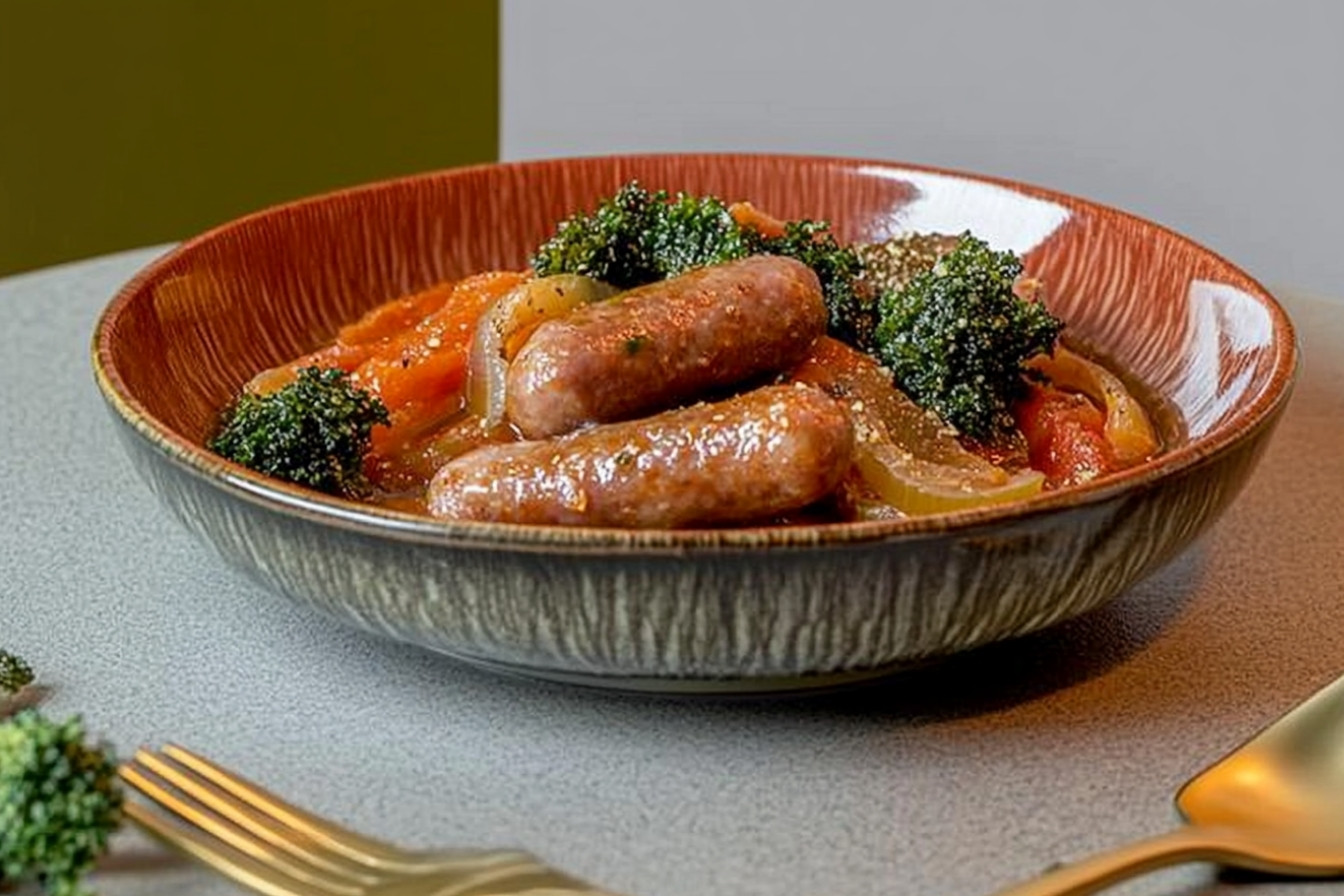 Salchichitas con tomate