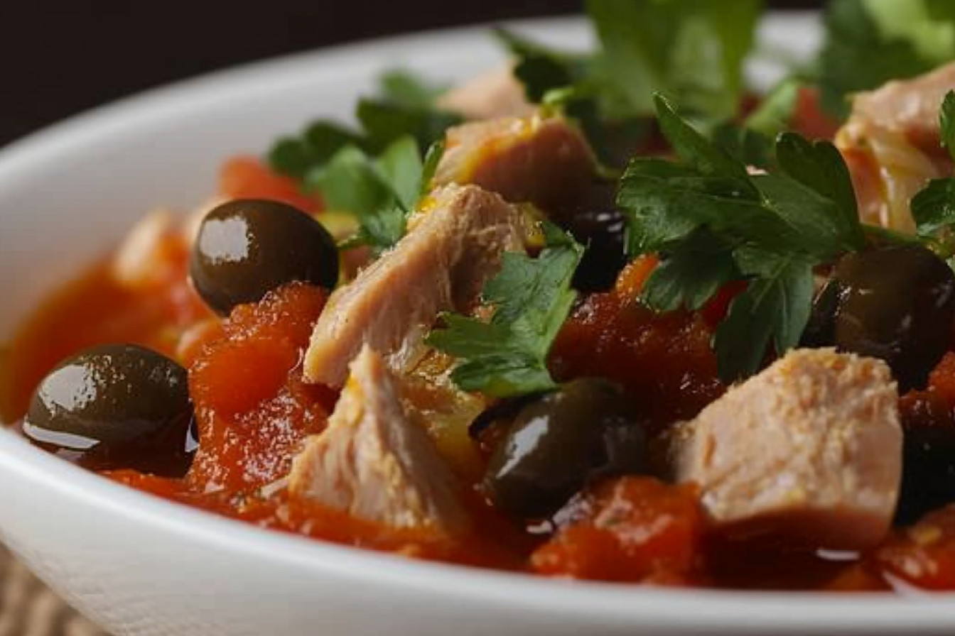 Salsa de alcaparras y atún
