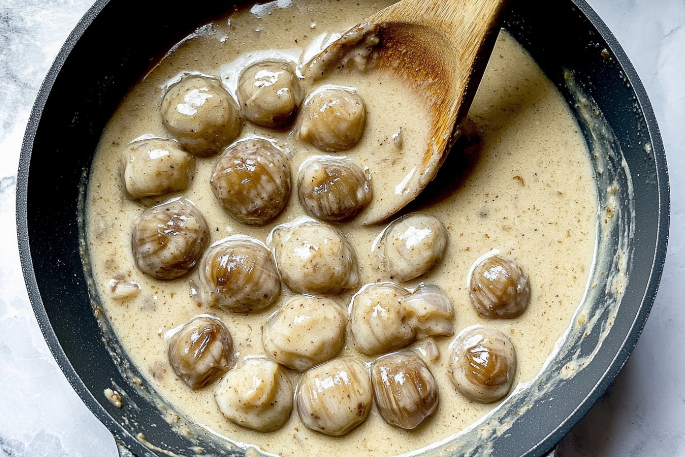 Salsa de cebollas caramelizadas