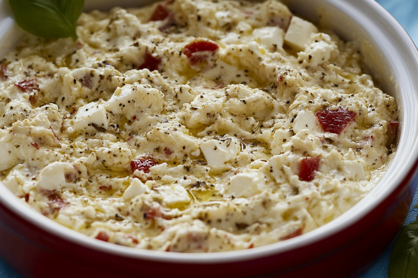 Salsa dip de queso feta