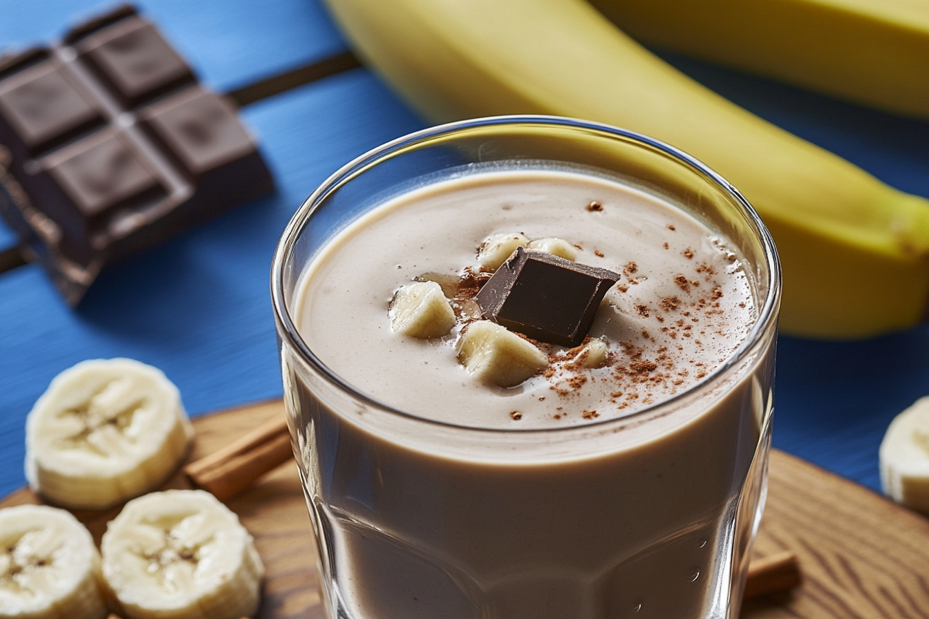 Smoothie de café y plátano