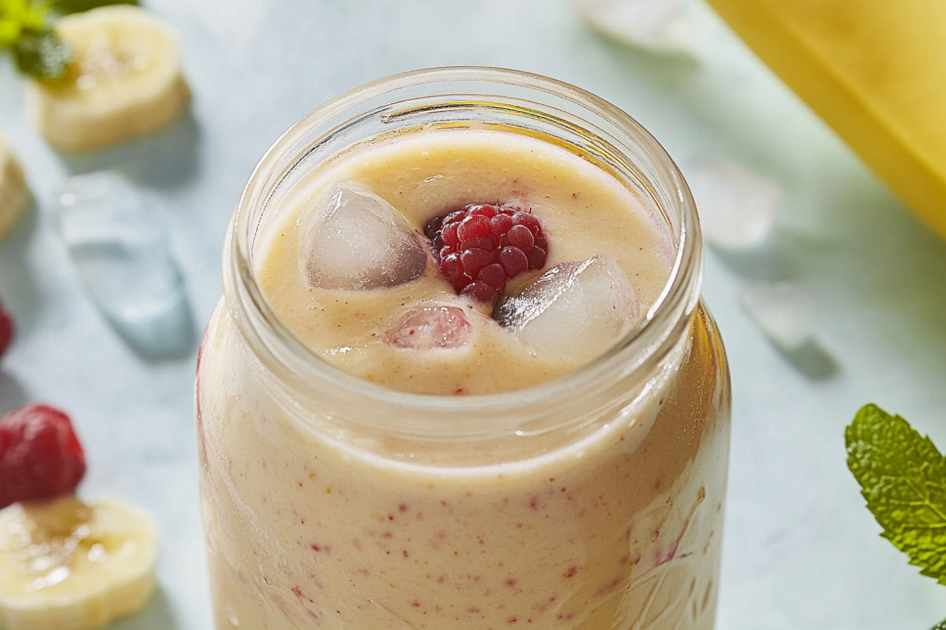 Smoothie de verano con frutas