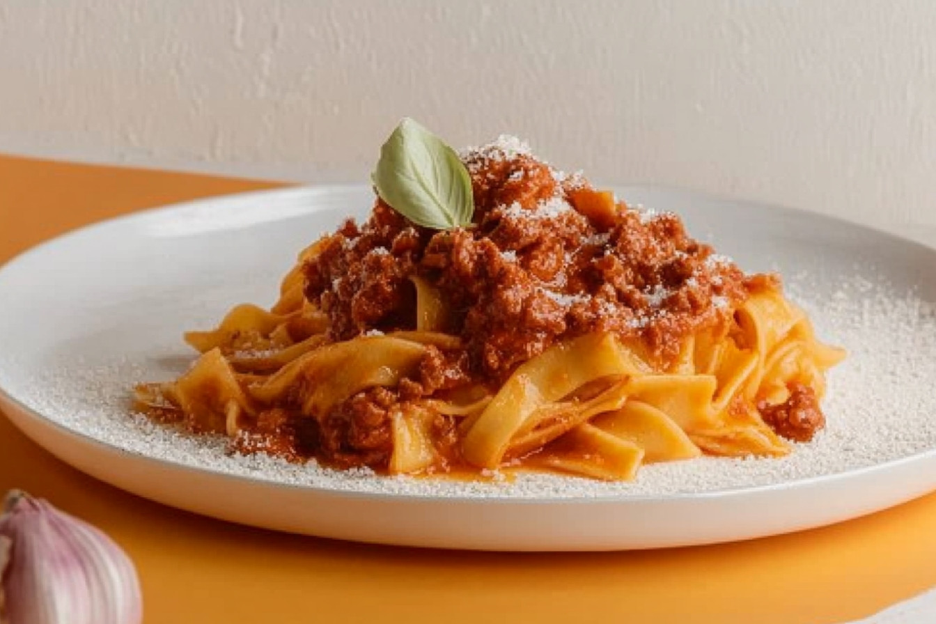 Tallarines con ragú Mezzadri