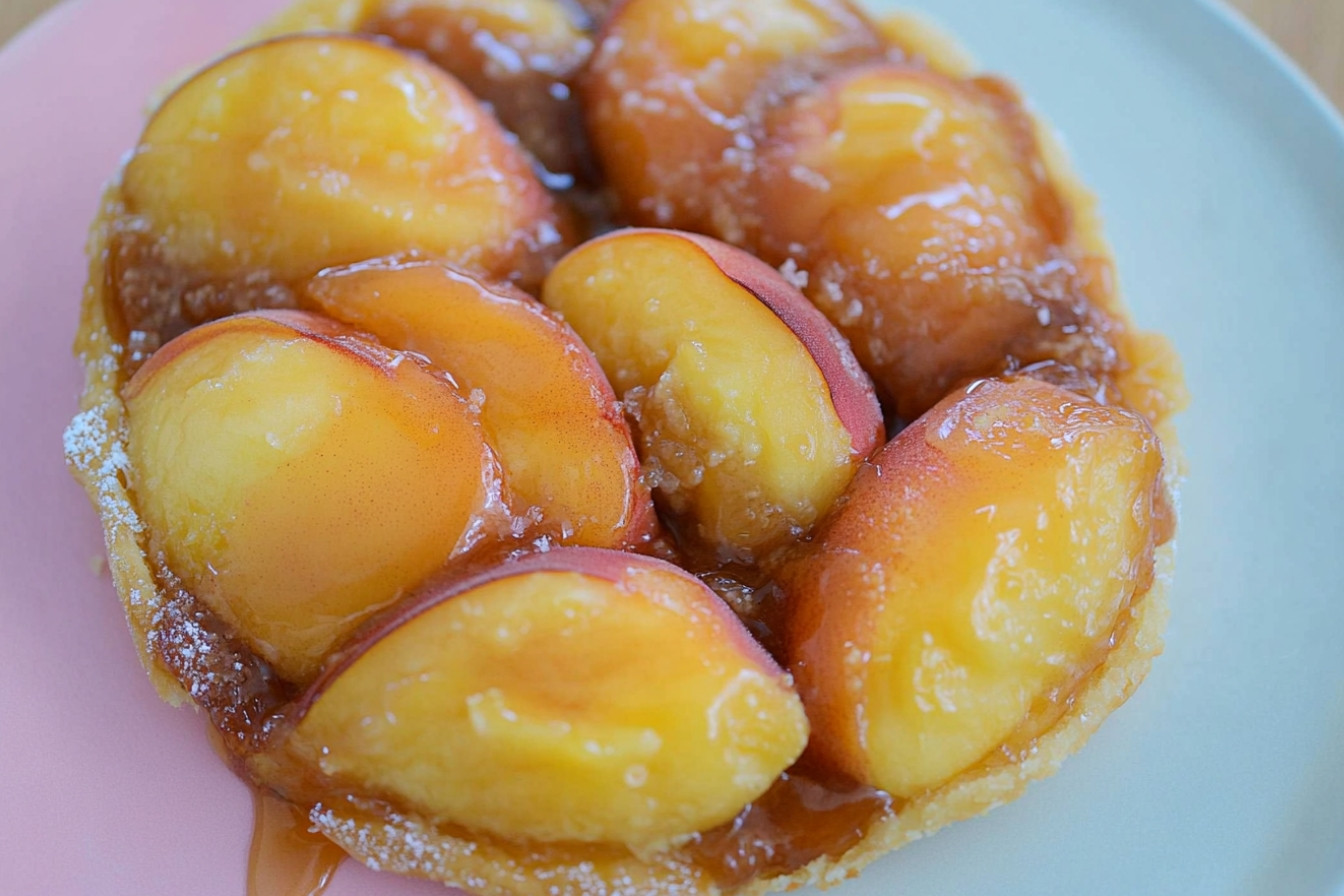 Tarta Tatin de Melocotones