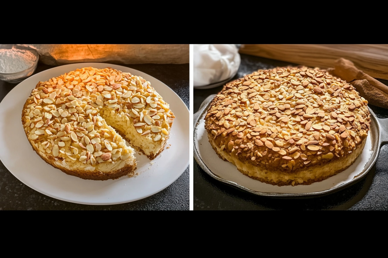 Tarta de almendras casera