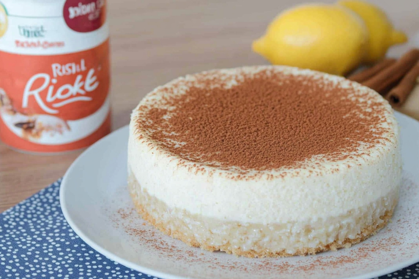Tarta de arroz con leche