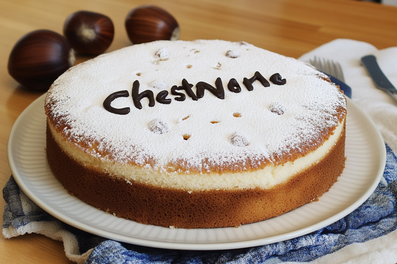 Tarta de castañas de San Martín