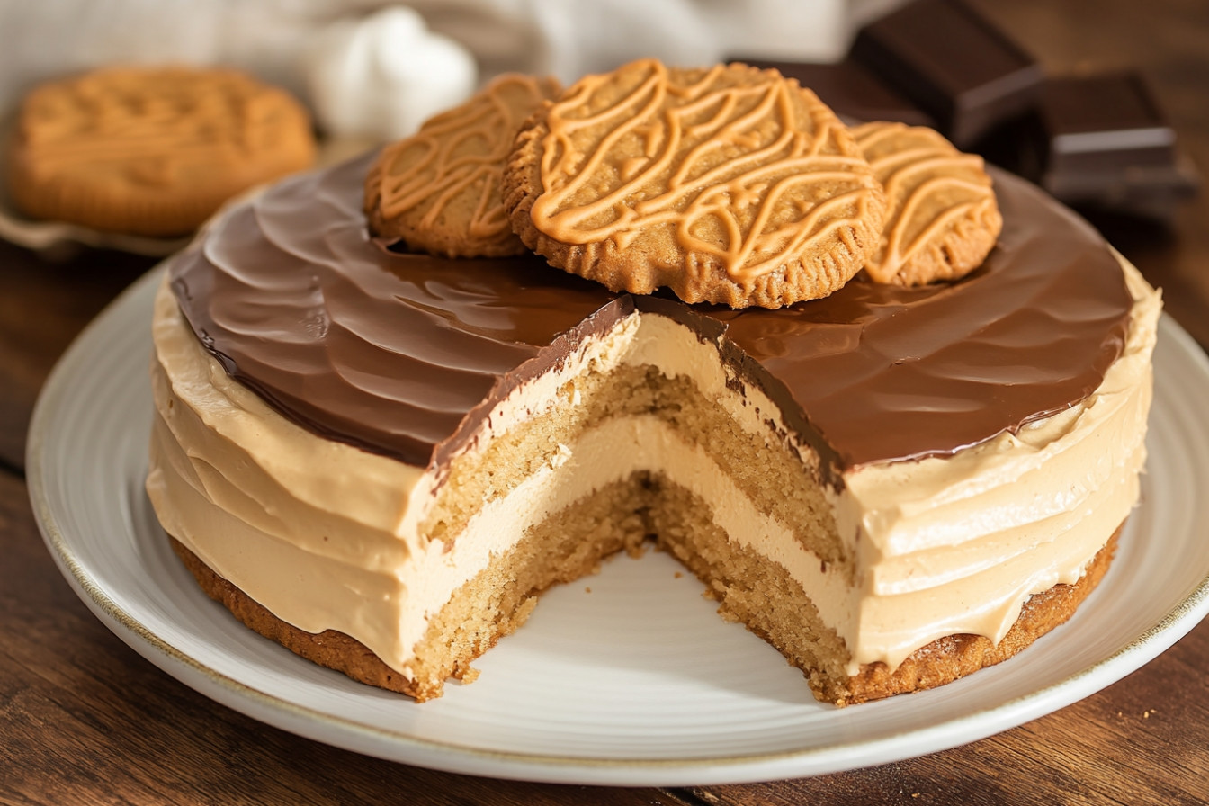 Tarta de galletas Lotus