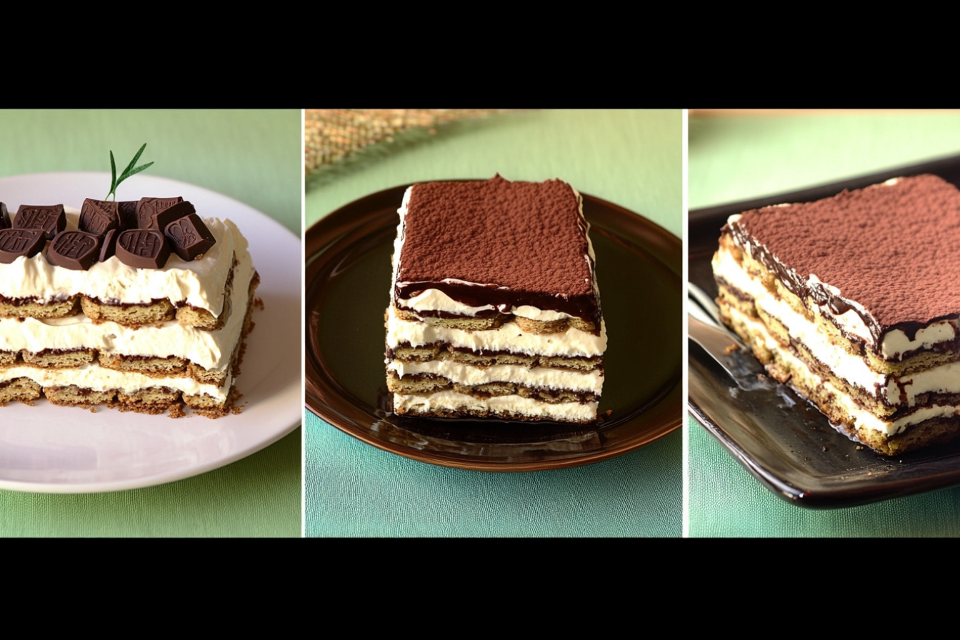 Tarta de galletas y chocolate