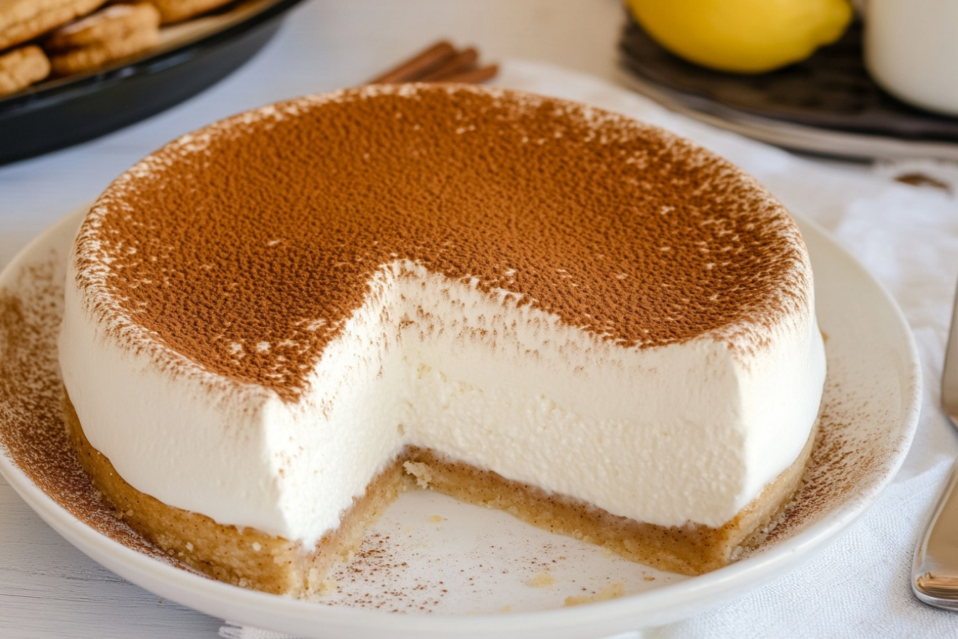Tarta de leche merengada