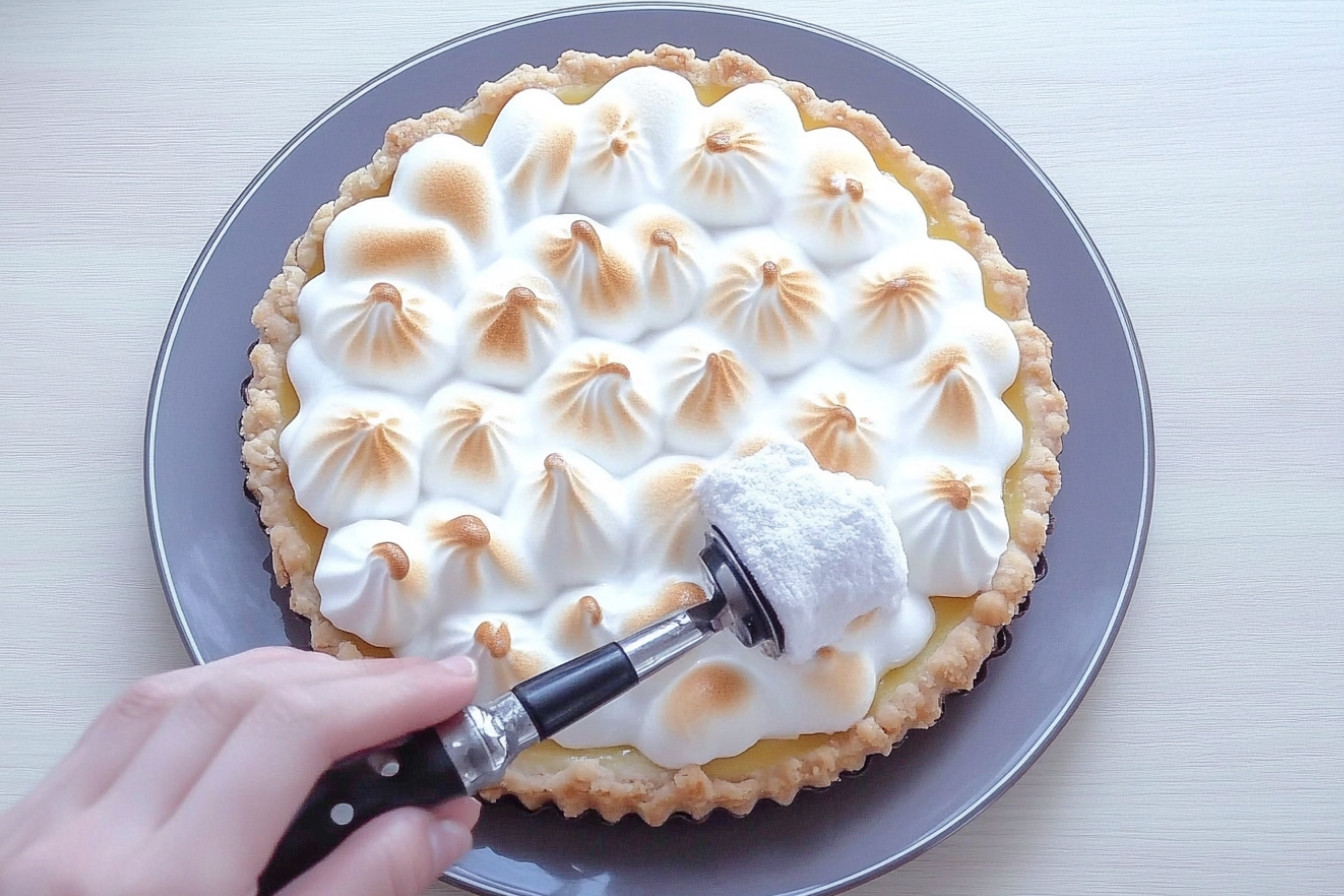 Tarta de limón y merengue