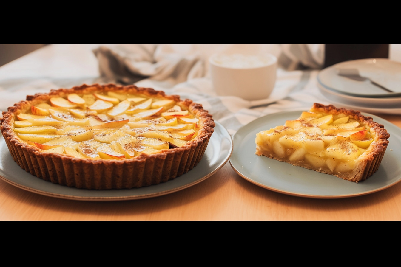 Tarta de manzana de Normandía