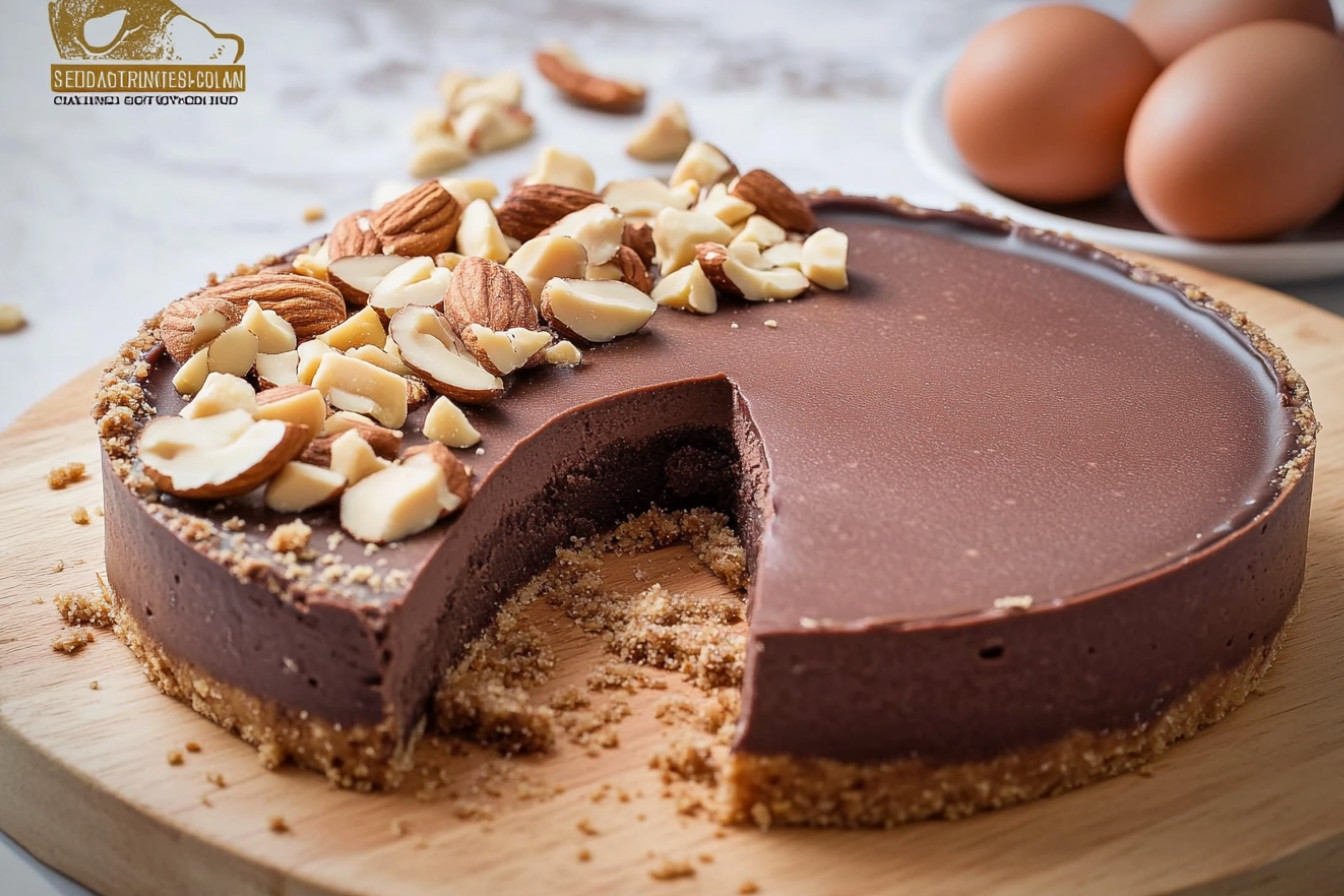 Tarta de mousse de chocolate
