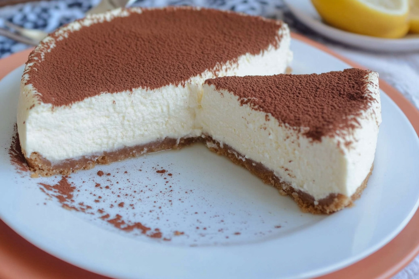 Tarta de queso sin gelatina