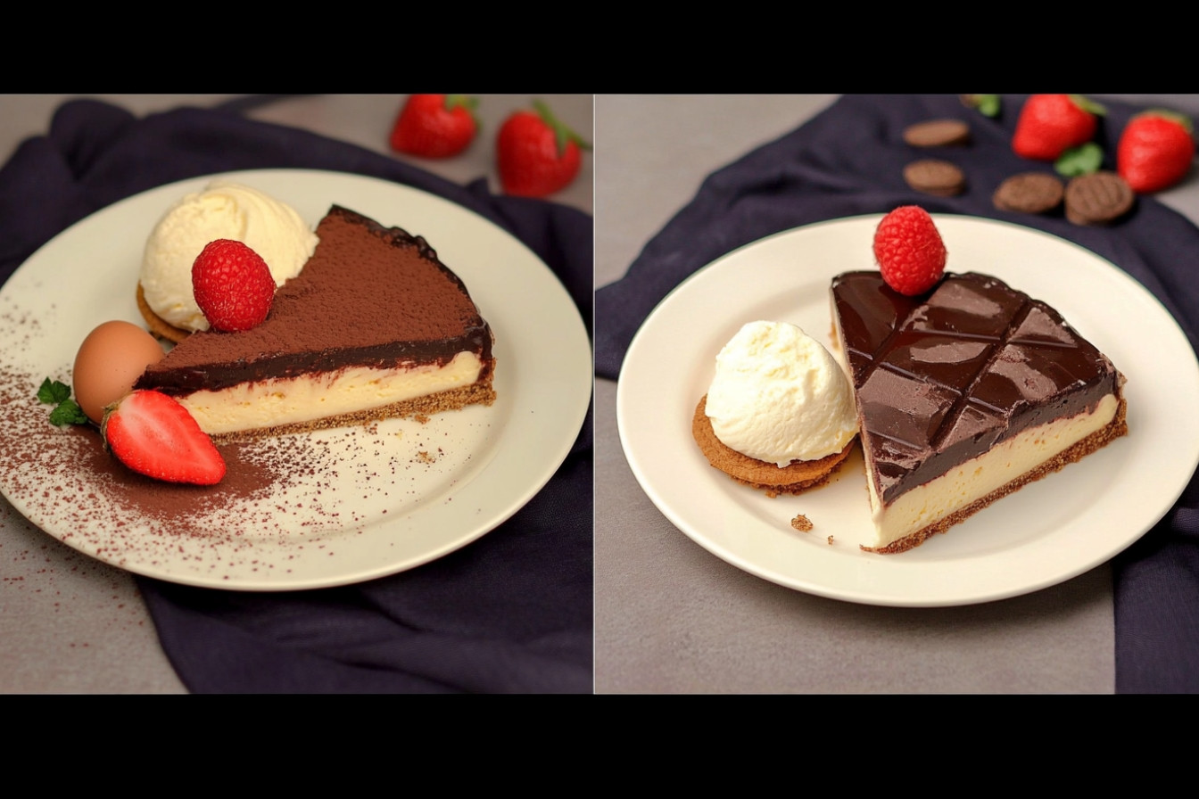 Tarta helada de chocolate