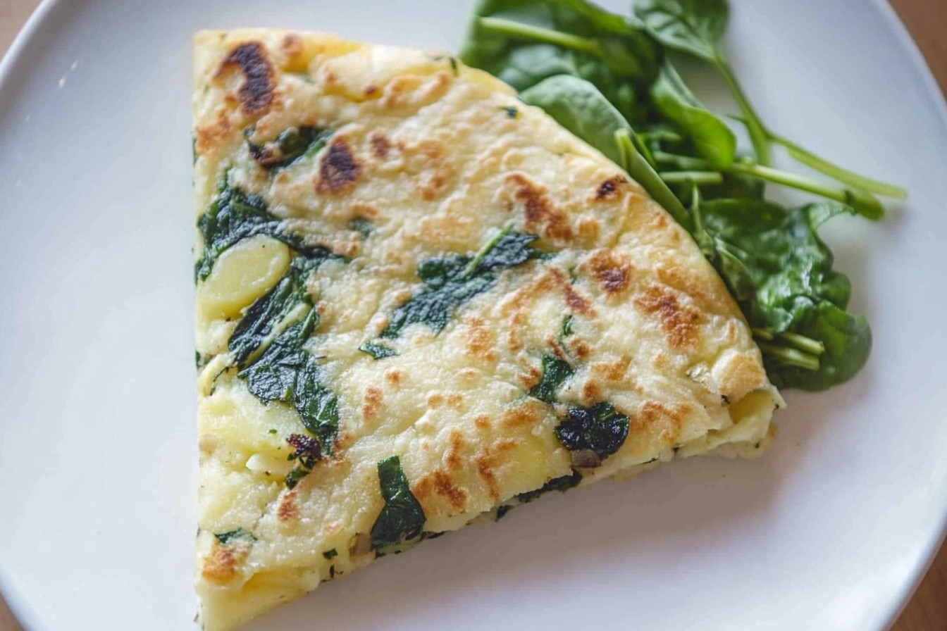 Tortilla de patatas vegana