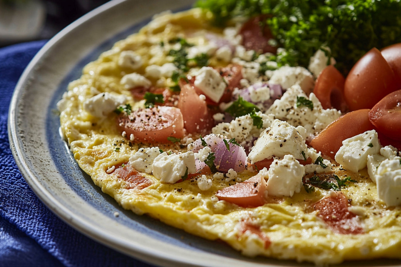Tortilla especial con queso feta