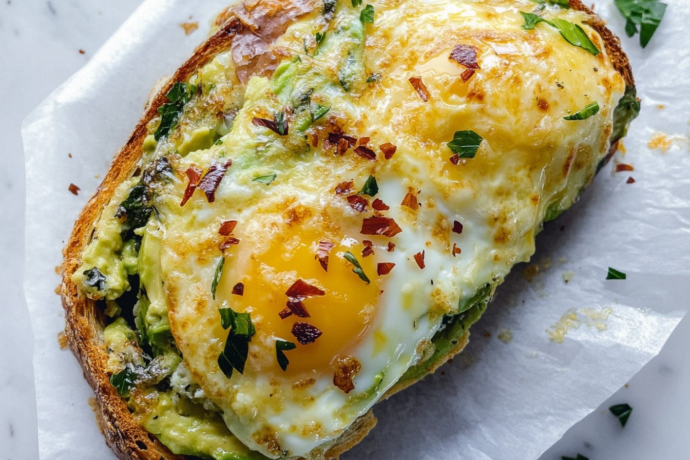 Tosta de aguacate y huevo