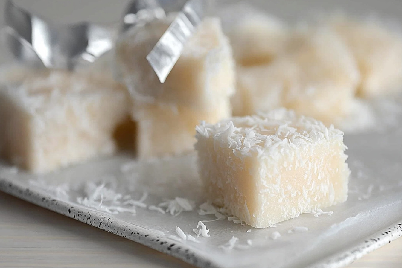 Turrón de coco casero