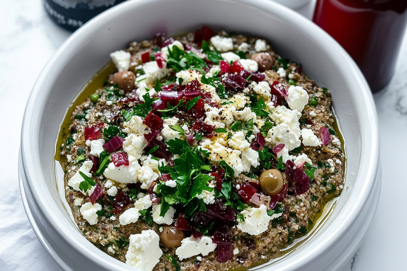 Untar de berenjena y feta
