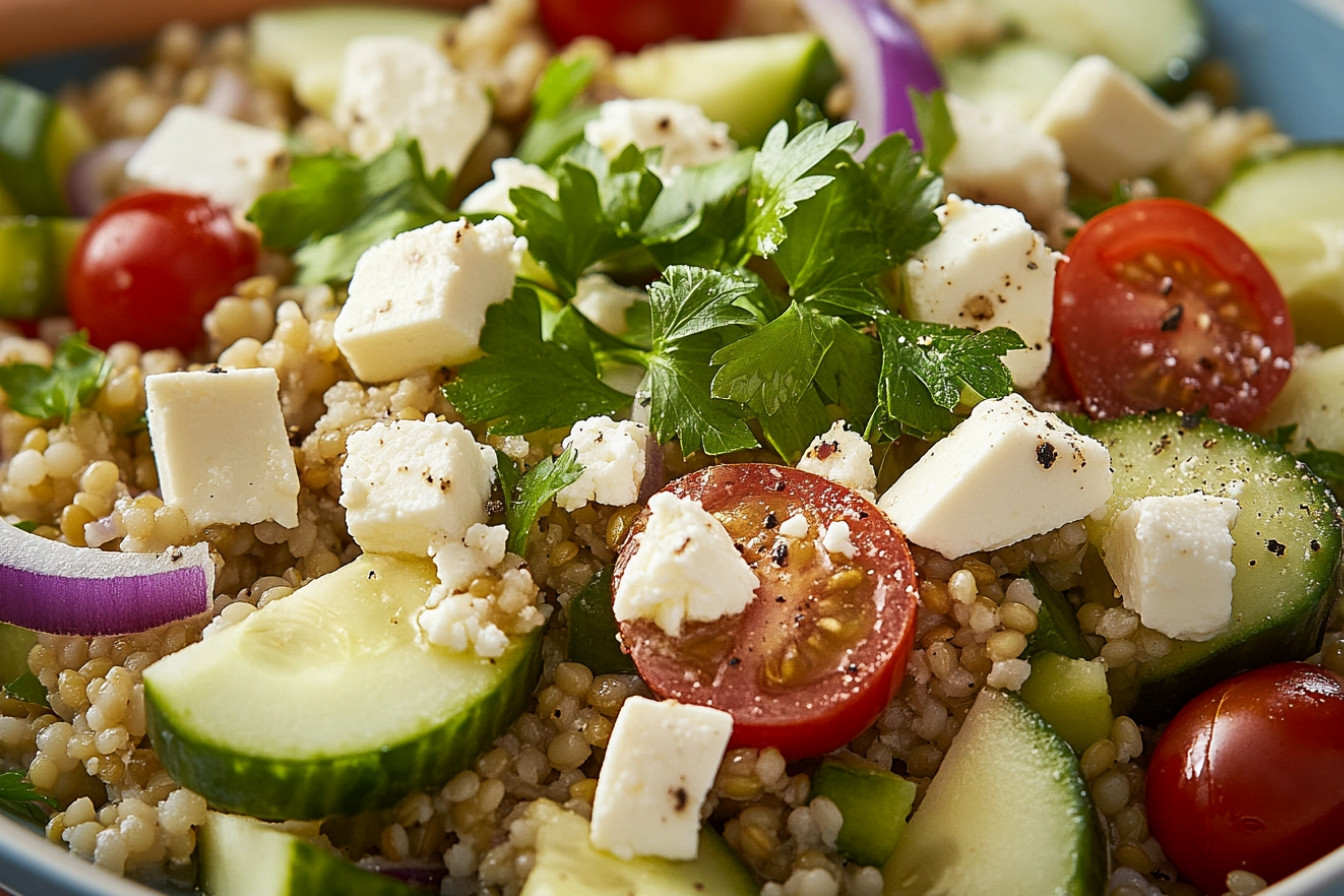 Ensalada de lentejas y cuscús