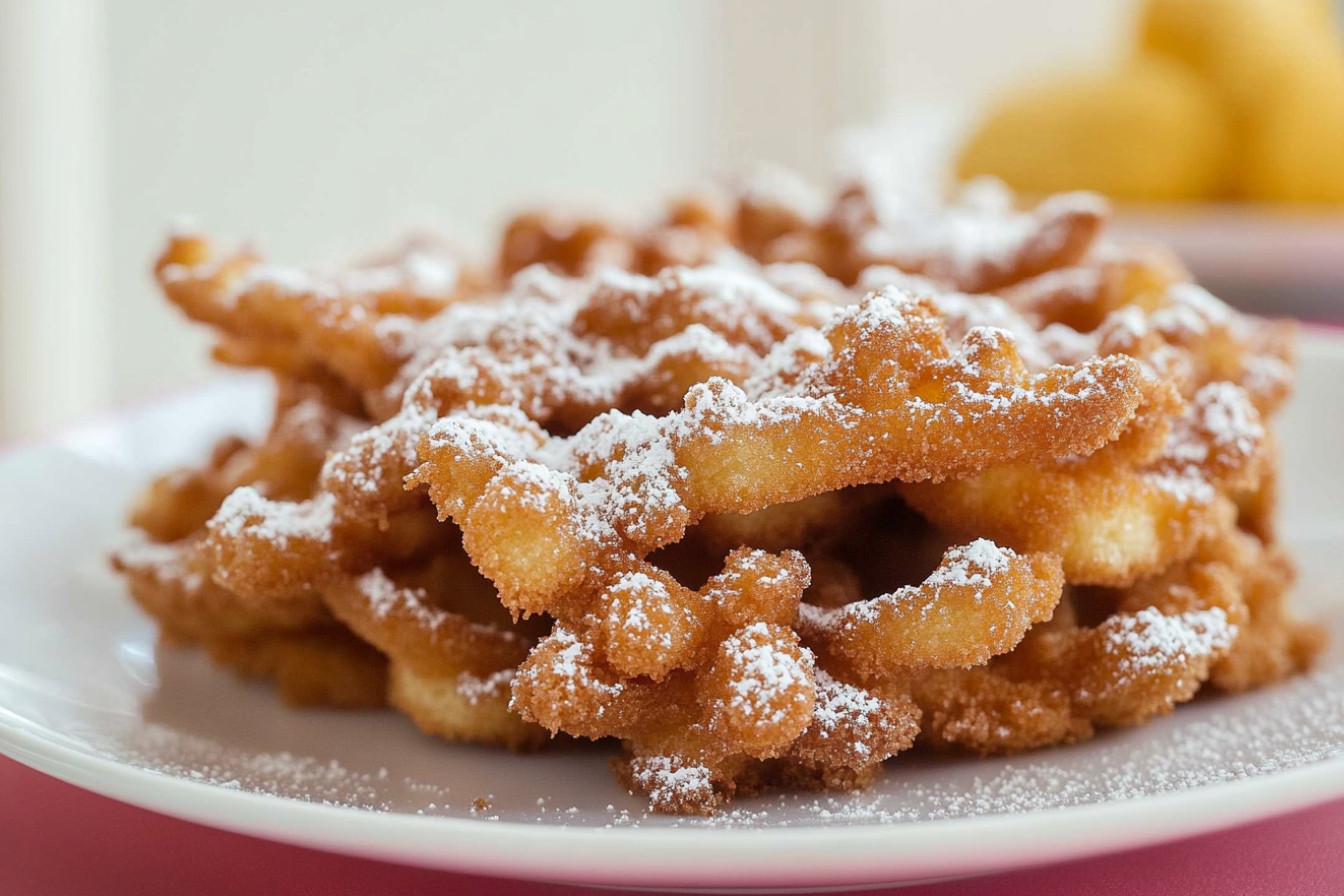 Mini churros con masa de funnel